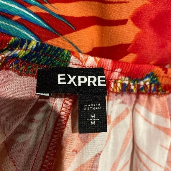 EXPRESS FLORAL MAXI DRESS FOR SUMMER SIZE MEDIUM - Picture 6 of 11